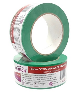 Taśma Ostrzegawcza ZNAKUJĄCA PREMIUM PVC 50mm/33m