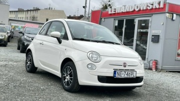 Fiat 500 II Hatchback 3d 1.2 69KM 2009 Fiat 500 Benzyna Zarejestrowany Ubezpieczony