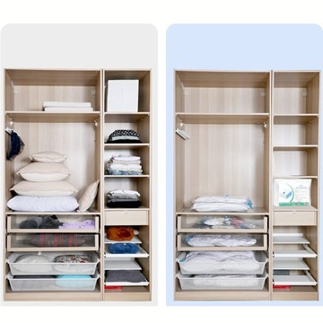 Вакуумные пакеты для одежды, прочные, 5 шт 50х70