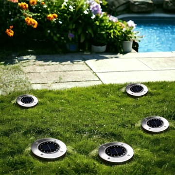 12x САДОВАЯ СОЛНЕЧНАЯ ЛАМПА 16 СВЕТОДИОДНЫХ ДАТЧИКОВ