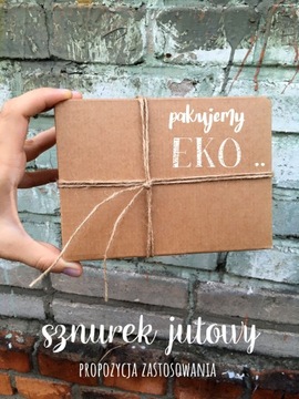 ZESTAW DO PAKOWANIA EKO papier pakowy sznurek juta