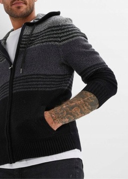 44 Bonprix SWETER ROZPINANY Z KAPTUREM