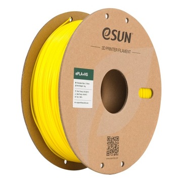 eSun PLA+HS Filament żółty 1.75mm 1kg papierowa szpula