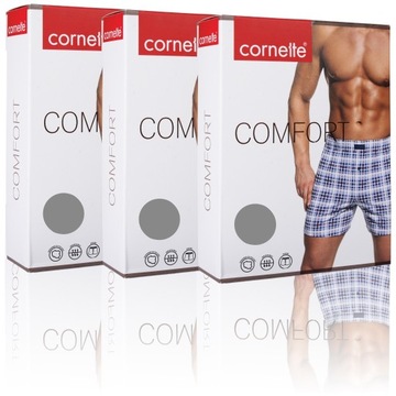 Свободные хлопковые боксеры Cornette BM002 Comfort, 3 пары, L