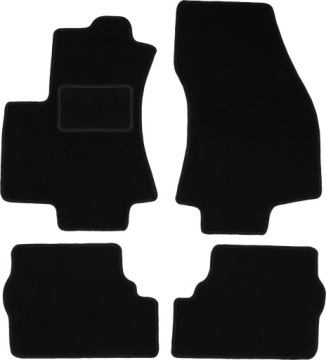velurové autokoberce pro automobily Opel Zafira A minivan (1999-2005)