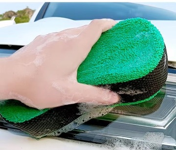 ГУБКА ИЗ МИКРОФИБРЫ 3D СЕТКА МОЙКА АВТОМОБИЛЯ ЭКСТЕРЬЕР ДЕТАЛИ ИНТЕРЬЕРА