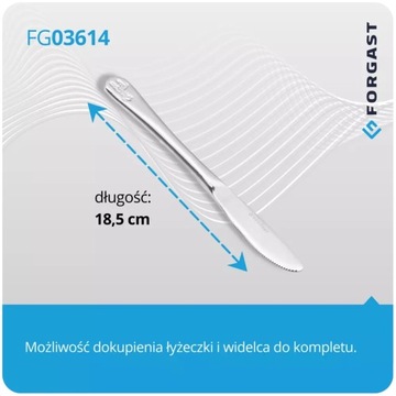 NÓŻ STOŁOWY KIDS KPL. 4 SZT. FORGAST FG03614