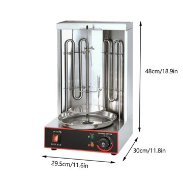 Вертикальный гриль СТОЯЩИЙ ЭЛЕКТРИЧЕСКИЙ ГРИЛЬ 3КВТ