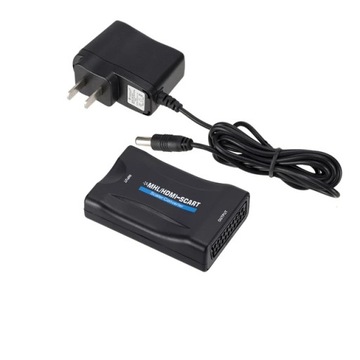 LccKaa HDMI-kompatybilny z SCART wideo Audio ekskluzywny konwerter Adapter