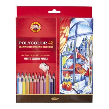 KREDKI POLYCOLOR 48 KOLOR KOH-I-NOOR 3836 karton