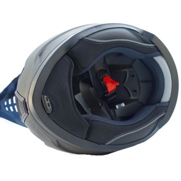 МОТОЦИКАЛЬНЫЙ ШЛЕМ С СИГНАЛОМ, ЧЕРНОЕ СТЕКЛО И ПРОЗРАЧНЫЙ, ГОТОВ ДЛЯ ИНТЕРКОМА M