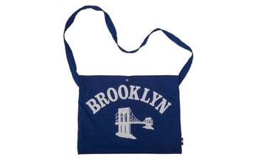 Torba na ramię rowerowa Brooklyn niebieska