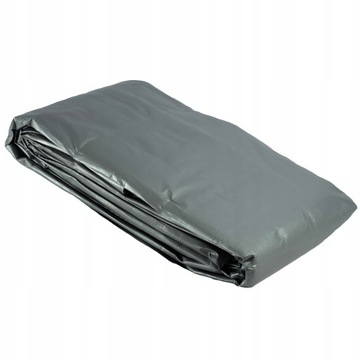 Брезент 3х4 ТОЛСТЫЙ Серебристый и Черный 260г Морозостойкий Водонепроницаемый УФ+++