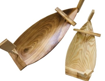 Деревянная тарелка для подачи СУШИ 40