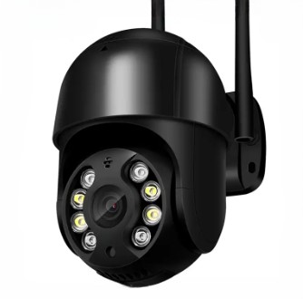 ВНЕШНЯЯ IP-КАМЕРА С ЗУМОМ, WiFi, 8 МП, ЧЕРНАЯ