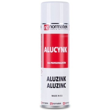 Alucynk EU jasny srebrny mat spray 500ml Normatek NT1010-EU