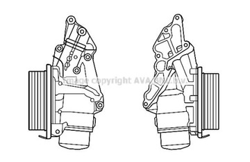 636 088 CHLADIČ OLEJE DB W204 07-