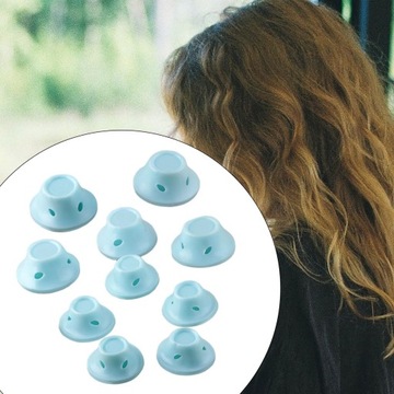 10 szt. Rod lokówki do włosów fryzjerstwo do spania niebieski