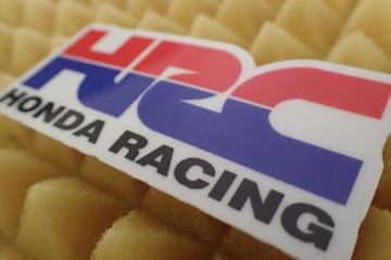 НАКЛЕЙКА HRC HONDA RACING ФЛЮО-НАКЛЕЙКА 9 x 4 см