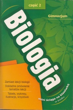 BIOLOGIA ŚCIĄGA GIMNAZJUM CZĘŚĆ 2 *GREG