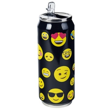 Termos bidon 500 ml rurka termiczny puszka emotki