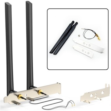 ZESTAW ANTENOWY 2X IPEX4 DO M.2 WIFI ANTENA ZEWNĘTRZNA I 2X 8DB ANTENY
