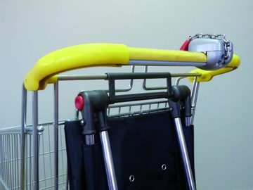 Прочная складная сумка для покупок Rolser Logic на тележке.