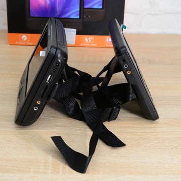 Портативный автомобильный DVD-плеер FANGOR с двойным дисплеем и диагональю 7,5 дюйма