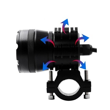 ГАЛОГЕННАЯ ЛАМПА ФАР V6X 6 LED CREE + ПЕРЕКЛЮЧАТЕЛЬ