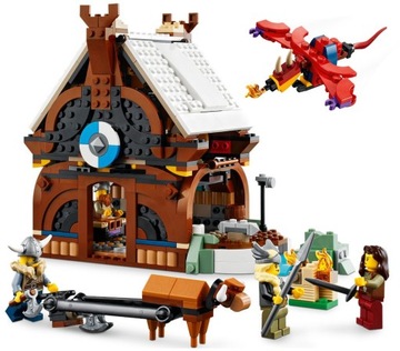 LEGO Creator 3в1 — Корабль викингов и змей Мидгарда 31132