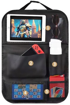 Автомобильный органайзер для сиденья, стола для планшета, ноутбука, автомобильная защита