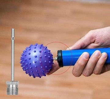 НАСОС V4 ДЛЯ МЯЧЕЙ, ВОЗДУШНЫХ ШАРОВ, ВЕЛОСИПЕДНОГО МАТРАСА, РУЧНАЯ НАДУВКА + ИГЛА ДЛЯ СМЕШИВАНИЯ