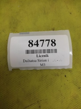 DAIHATSU SIRION I 1.0 PŘÍSTROJOVÁ DESKA BUDÍKY 8301097205