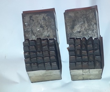 ZNACZNIKI NUMERATORY ALFABET LITERY NUMERATOR 10MM