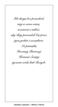 Kartka rocznica komunii świętej komunia święta 6