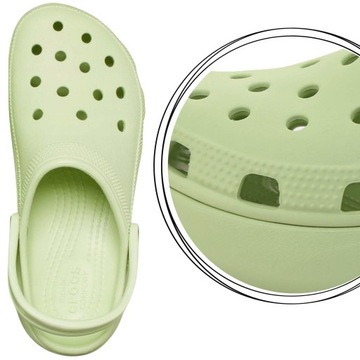 crocs damskie chodaki na platformie classic lekkie buty sportowe 39-40 w9