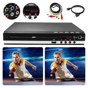 DVD-ПЛЕЕР С HDMI AV РАЗЪЕМОМ 1080P CD UHD VCD АУДИО MP3 USB С ДИСТАНЦИОННЫМ УПРАВЛЕНИЕМ