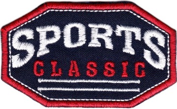 Naszywka termoprzylepna haft SPORTS CLASSIC