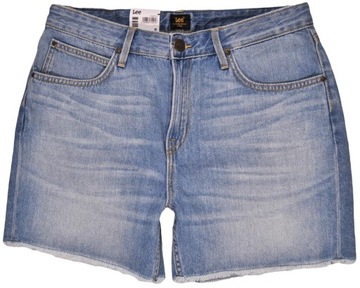 LEE spodenki RELAXED blue BOYFRIEND SHORT _ W30