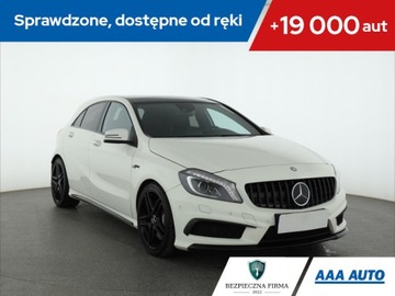 Mercedes Klasa A W176 Hatchback 5d AMG 2.0 45 AMG 360KM 2013 Mercedes A A 45 AMG 4MATIC, Salon Polska