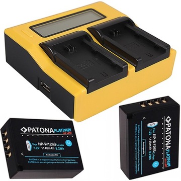 2x Akumulator PATONA PLATINUM NP-W126S + ładowarka