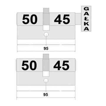 АЛЮБРАССНЫЕ ВСТАВКИ 45/50 + СИСТЕМА G45/50 5KL НИКЕЛЬ