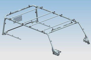 РАМА БАГАЖНИКА НА КРЫШУ JEEP WRANGLER JL 2018+ 4D
