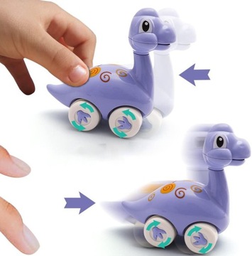 6 заводных игрушек-автомобилей-динозавров для детей, сувениры на вечеринку