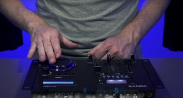 2-канальный аудиомикшер Vonyx USB/MP3 DSP Scratch DJ