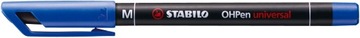 FOLIOPIS CIENKOPIS STABILO OHP M NIEBIESKI 843/41M