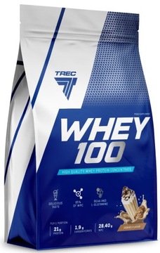 TREC WHEY 100 900 BIAŁKO SERWATKOWE XTRA BCAA AAKG