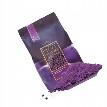 ITALWAX perełki wosk do depilacji Plum śliwka 100g