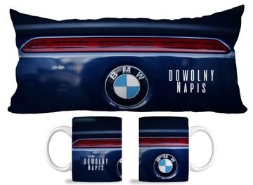 ZESTAW PODUSZKA KUBEK BMW Zestaw Fana! IMIĘ N2