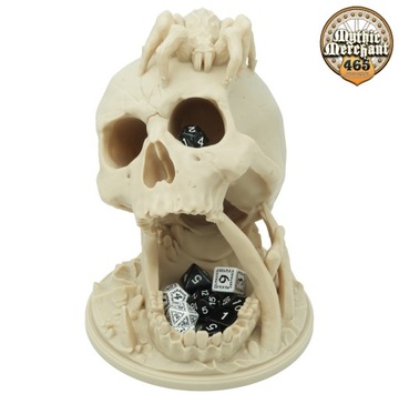 Череп «Поцелуй пустыни» с пауком - башня с кубиками - Череп «Поцелуй пустыни»